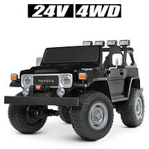 Дитячий електромобіль джип двомісний Toyota M 4968EBLR-2 (MP3, USB, SD, мотори 4x80W, акуму 24V7AH), фото 6