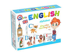 Кубики Англійська абетка арт. 1325T ТМ ТЕХНОК