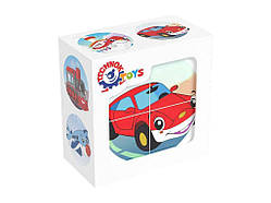 Кубики У світі техніки 8x8x4 см арт. 1769 ТМ ТЕХНОК