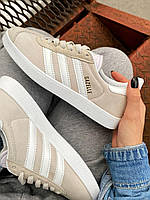 Adidas Gazelle White Grey кроссовки и кеды хорошее качество хорошее качество Размер 42