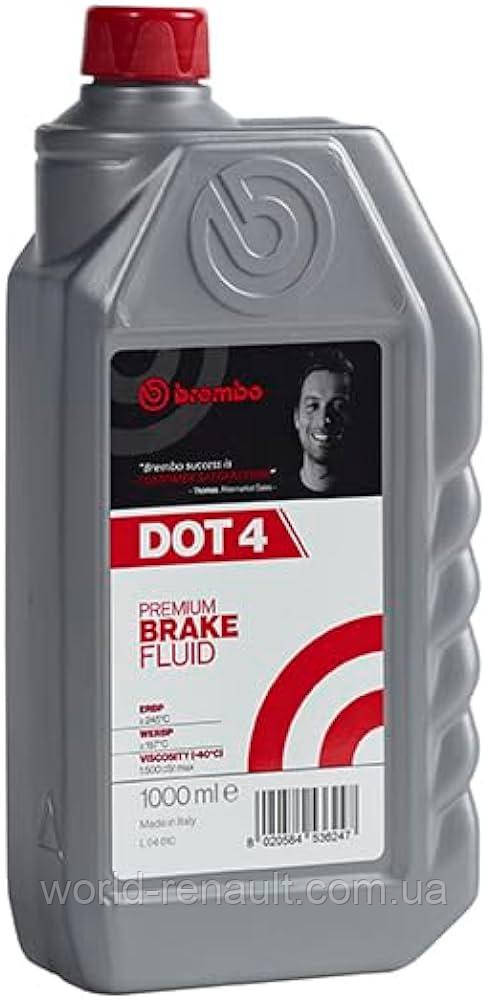 BREMBO (Італія) L04010 — Гальмівна рідина DOT 4 (1 л.)