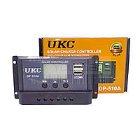 Контроллер заряда аккумуляторов от солнечных панелей UKC DP-510A 10A 12/24 В