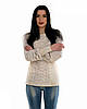 Жіноча в'язана вишиванка "Ромби білі" 30464, фото 7