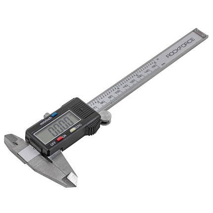 Штанггенциркуль електричний (0-150 мм, 0.01мм; внутр. Ø, покликаний. Ø + глибиномер), в пластиковому футлярі, фото 1