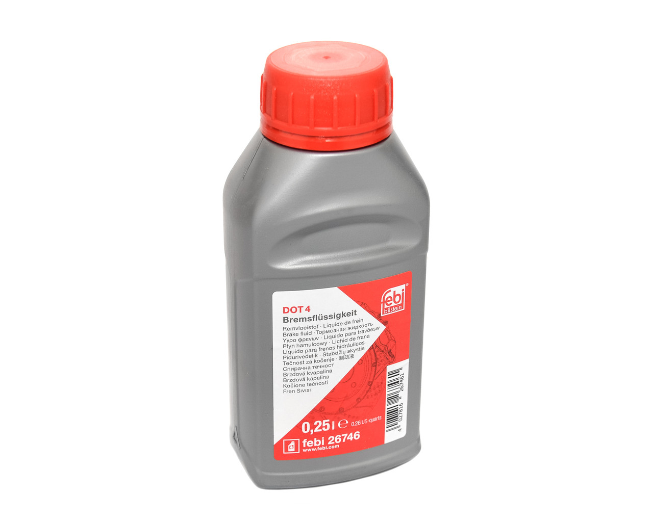 Гальмівна рідина FEBI DOT4 (0.25L) 160°C/260°C - Універсал, фото 1