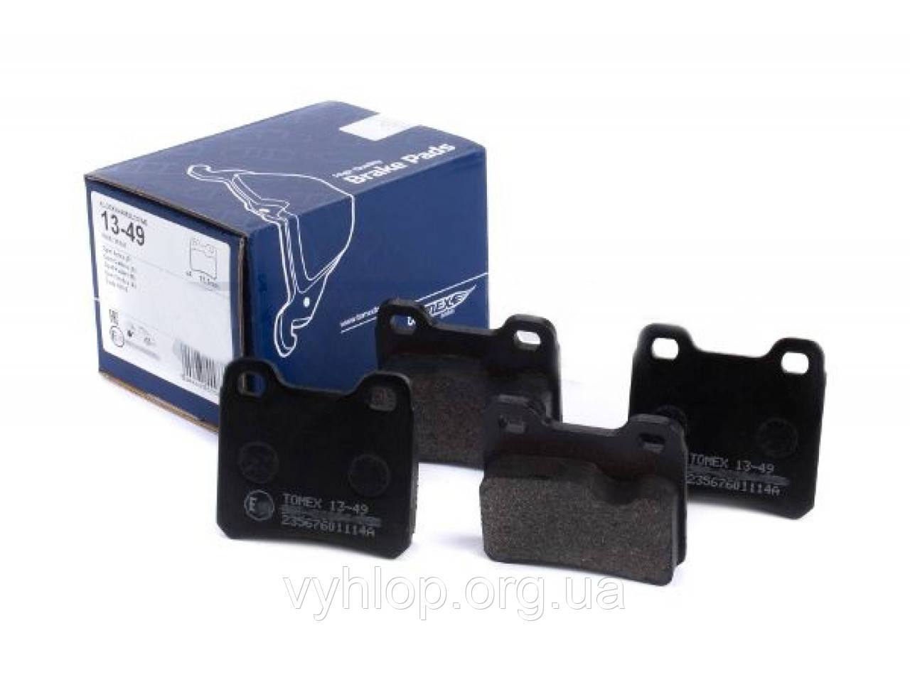 Гальмівні колодки дискові Opel Kadett E (TX 13-49) Tomex