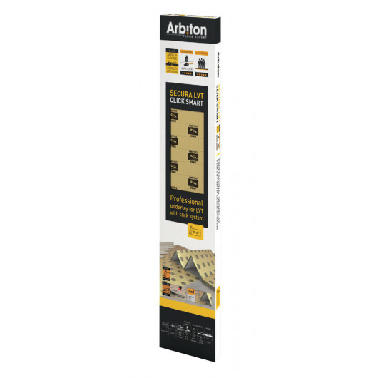 Підкладка для замкової вінілової підлоги Arbiton SecuraVINIL Click AS1 1,5 мм гармошка + шар антисліп