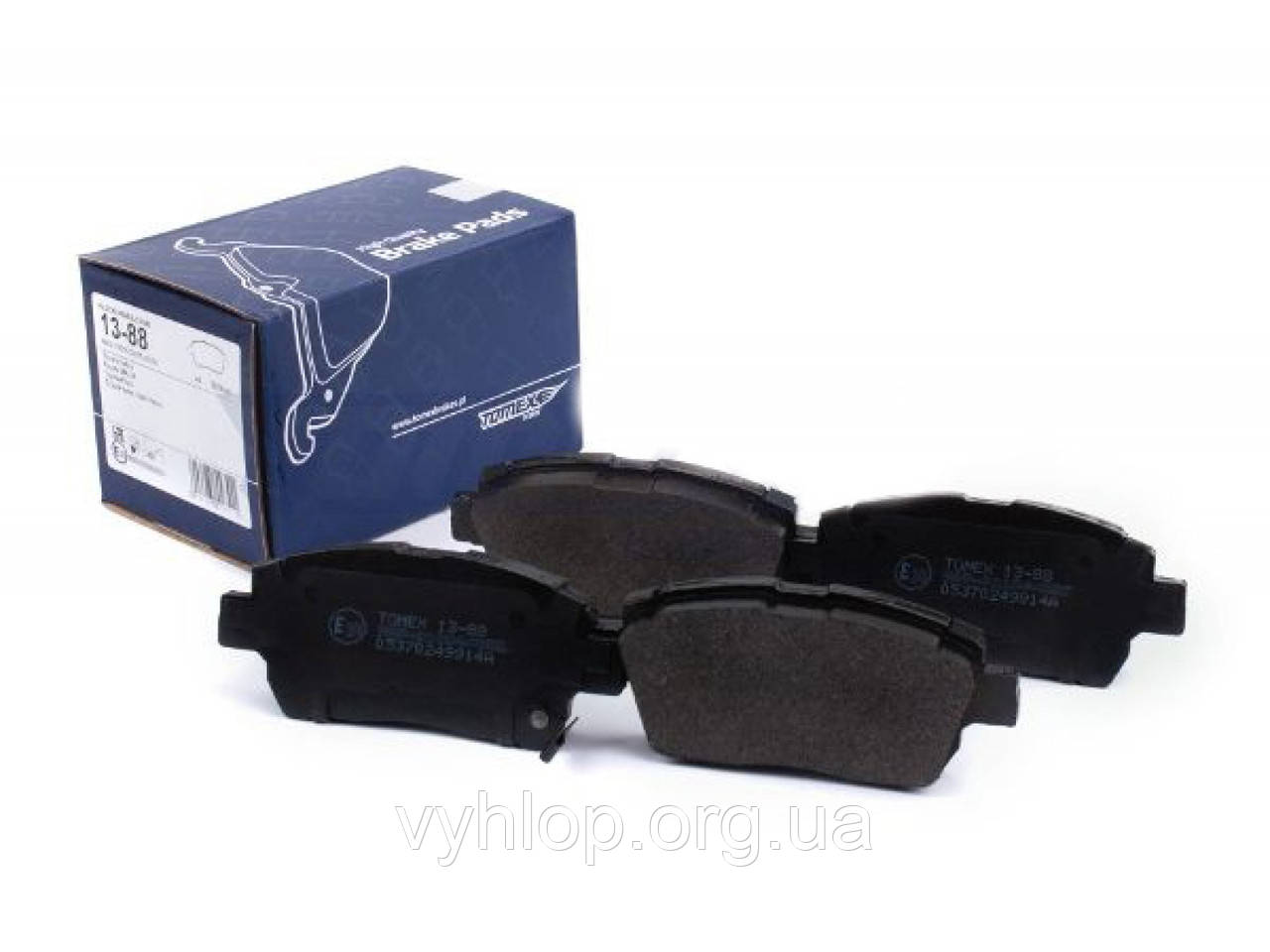 Гальмівні колодки дискові Toyota Yaris (TX 13-88) Tomex