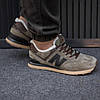 Зимові кросівки New Balance 574 Winter Brown Унісекс Нью Беланс 574 коричневі замша з хутром зима, фото 7