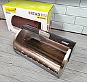 Хлібниця з неіржавкої сталі з відкидною кришкою Maestro MR-1676-В / Хлібниця на кухню, фото 8