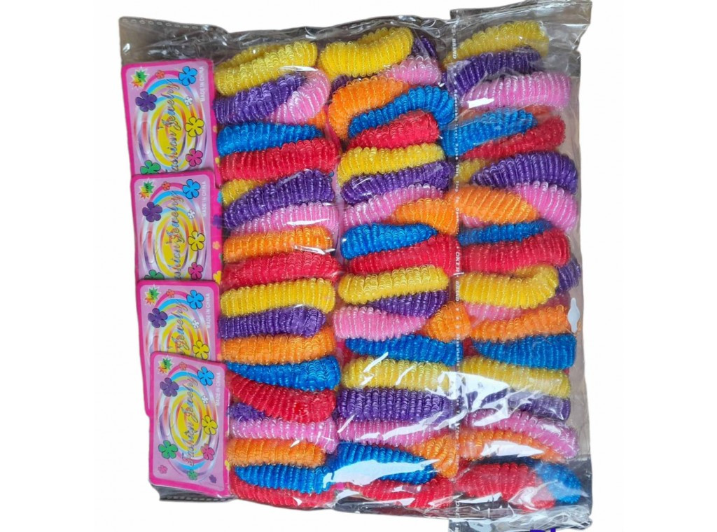 Резинки для волосся різнокольорові (Х-6223), Арт.45760