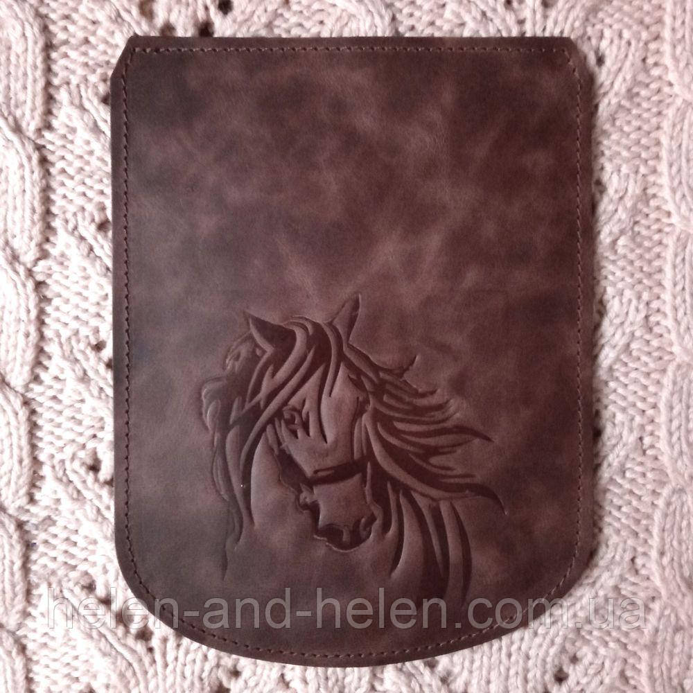 Клапан для рюкзака "Кiнь". Колір "Коричневий"., фото 1