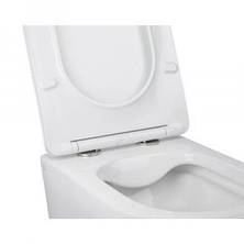 Унітаз підвісний Qtap Jay із сидінням Slim Duroplast/ Soft-close/ Quick relase, фото 4
