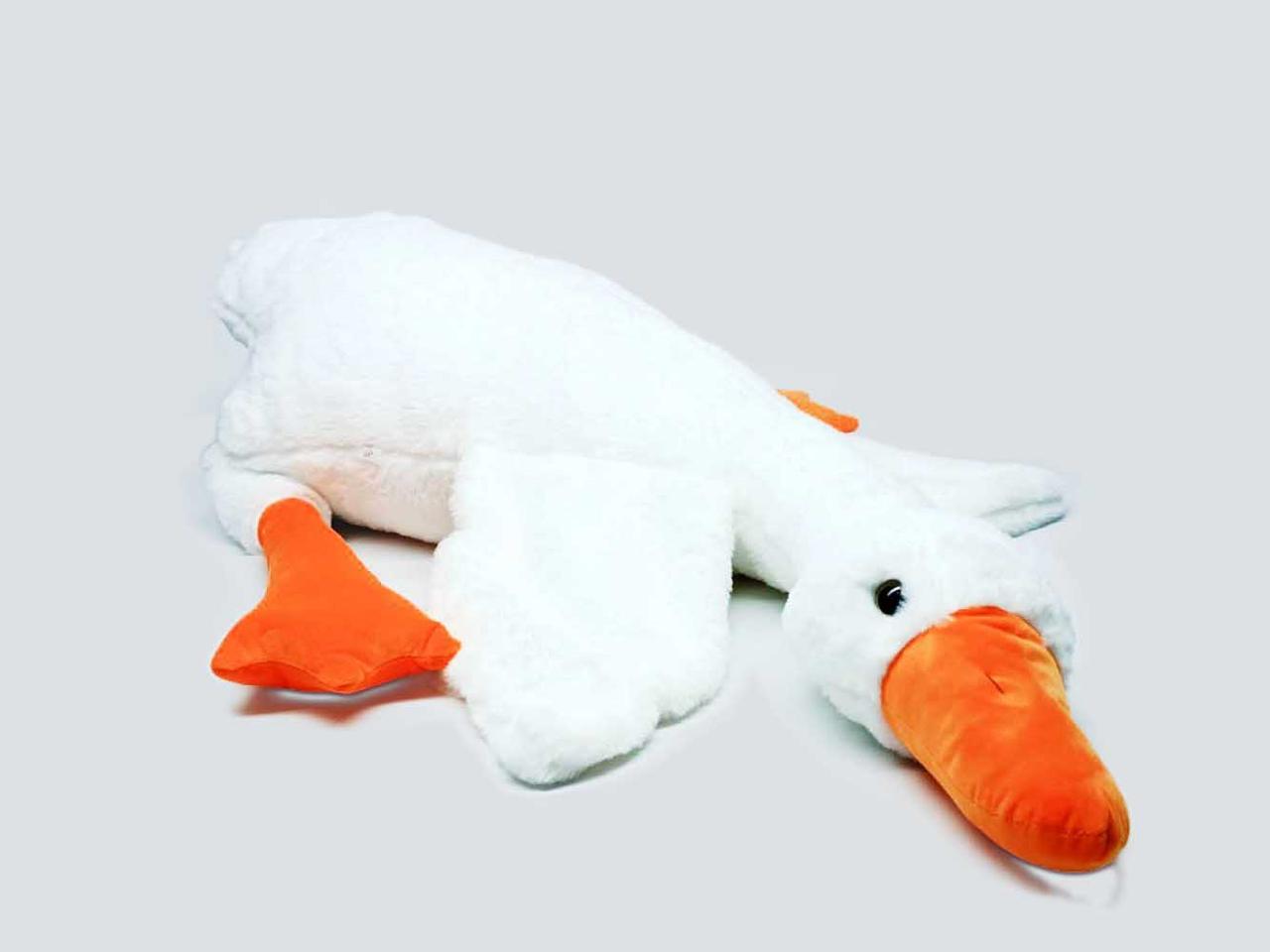 М'яка іграшка Копиця Гусак-обнімусь білий 110 см 00276-99A, фото 1