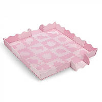 Дитячий килимок-пазл 150x150 см MoMi ZAWI pink Рожевий