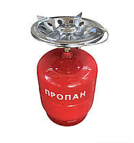 Газовий обігрівач Nurgaz NG-309 1,5 кВт + Балон InterTool 8л в комплекті + пальник на балон в подарунок, фото 3