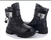 Дитячі зимові чоботи термоботинки на дівчинку 32 33 34 35 36 37