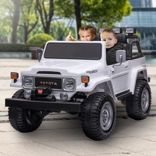 Дитячий електромобіль джип двомісний Toyota M 4968EBLR-1 (MP3, USB, SD, двигуни 4x80W, акуму 24V7AH)