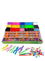 Набор для плетения браслетов из резинок Fashion loom bands set 10000шт!