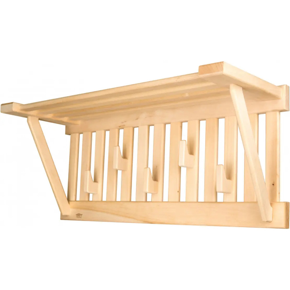 Вішалка дерев’яна 700х300х250, фото 1