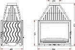 Камінна топка Invicta 700 Double Face (ref. 6278-44). 14 кВт, фото 2