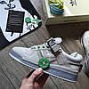 Чоловічі кросівки Adidas Forum Low Bad Bunny Gray Взуття Адідас Форум Лоу сірі низькі на липучці, фото 2