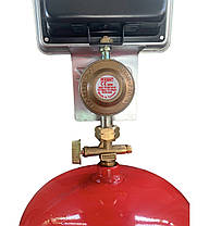 Газовий обігрівач Nurgaz NG-309 1,5 кВт + Балон InterTool 8л в комплекті + пальник на балон в подарунок, фото 4