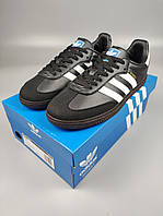 Кроссовки Adidas Samba Black White Gum 36