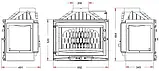 Камінна топка Invicta 700 Selenic тристороння (ref. 9769-73). 10 кВт, фото 2