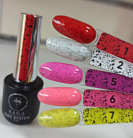 Гель лак Siller Professional з крихтою art eggs #7 8мл