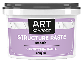 Паста структурна гладка "ART Kompozit", білий, 0,3 л