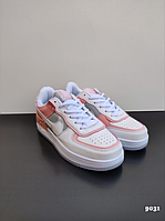 Кроссовки женские подростковые Nike Air Force 1 Shadow White&Gray 36-41