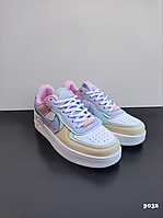 Кроссовки женские подростковые Nike Air Force 1 Shadow Taro&Pink 36-41