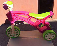 Детский беговел Каталка "Ролоцикл" ТехноК 3220 Розовый Оранжевый