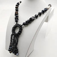 Буси Імператриця Чорний Агат Глазковий 58 см