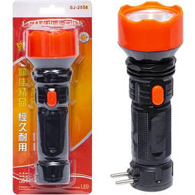 Ліхтарик LED 2558 акумулятор, 170*55*35мм KNZ