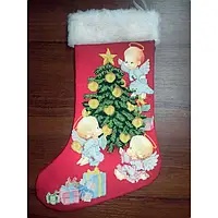 Зшитий чобіток Новорічні янгелята