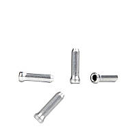 Наконечник для троса велосипеда, заглушка, закінчувач тросика 4 шт (сріблястий)