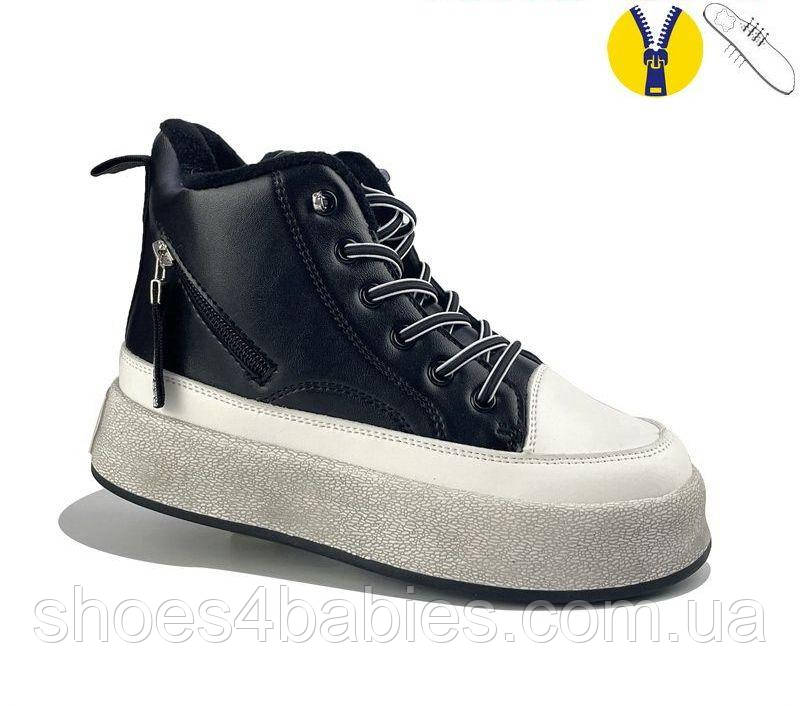 Черевики демісезонні для дівчинки р. 33, 35 чорні