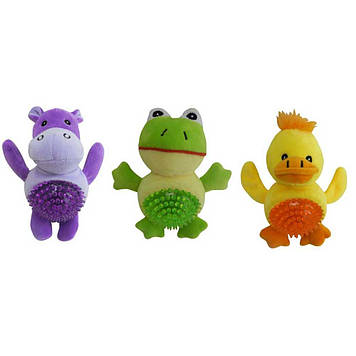 Іграшка для соб. CROCI Анімал-бол, прыгающ, плюш/силікон, асорт.,