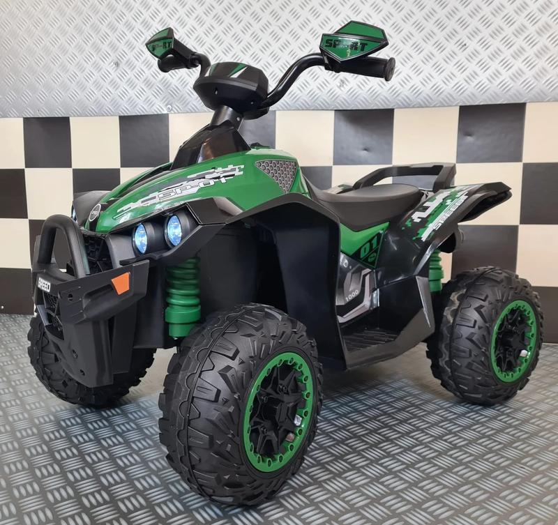 Дитячий електроквадроцикл на акумуляторі Bambi Racer M 5008 для дітей 3-8 років зелений
