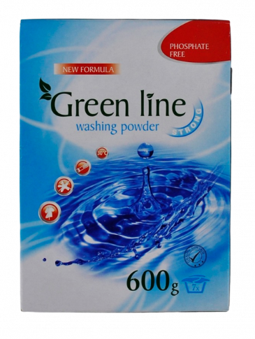 Пральний порошок Green Line STRONG універсал для всіх видів тканин 600 гр. 8594163901851