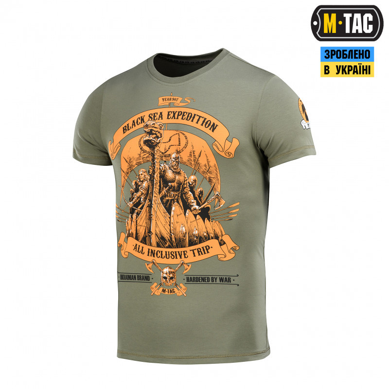 M-Tac футболка Black Sea Expedition Light Olive L, фото 1