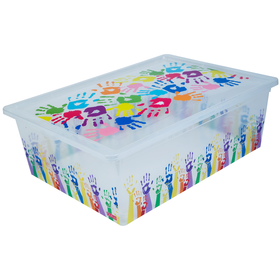 Коробка QUTU LIGHT BOX с/у COLORED HANDS 25л. (COLORED HANDS 25 л.)