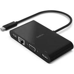 Док-станція Belkin USB-C Multimedia Adapter (AVC005BTBK)