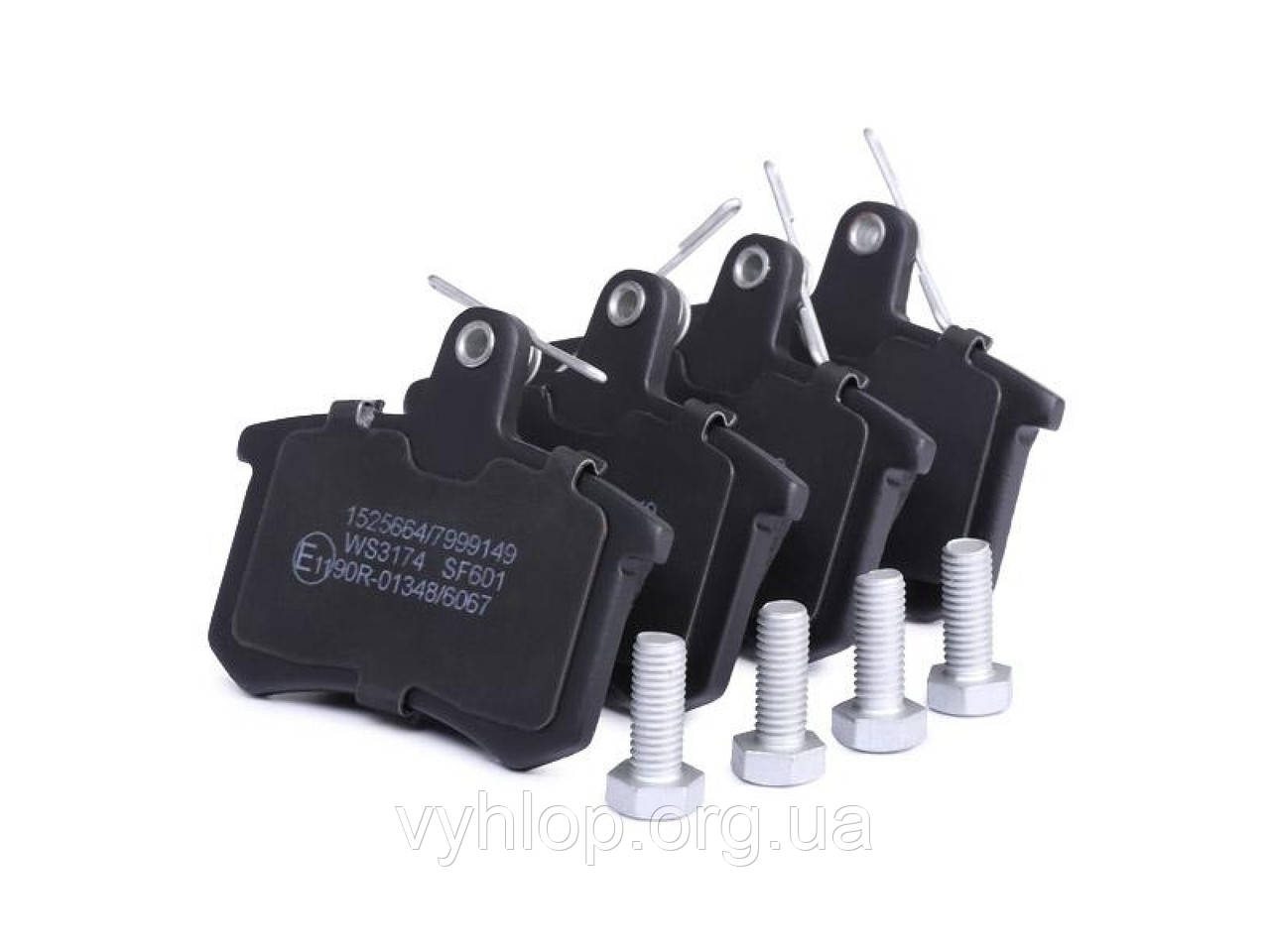 Гальмівні колодки дискові Audi 100 (P0353.20) Woking