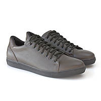 Кеды кроссовки кожаные коричневые мужская обувь больших размеров Rosso Avangard Konvaro Brown Floto TR BS