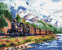 Картина по номерам "Поезд домой" Идейка 40х50 (KHO2510)