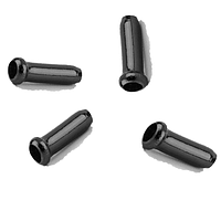 Наконечник для троса велосипеда, заглушка, закінчувач тросика 4 шт (чорний)
