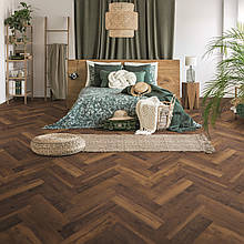 Krono Original Herringbone K411 Дуб Лагуна (Laguna Oak), ламінат